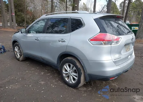 2015 Nissan Rogue Sv z USA, uszkodzony, nr VIN KNMAT2MTXFP543805